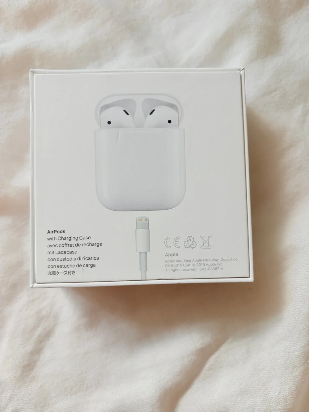 Apple AirPods with Charging Case - White